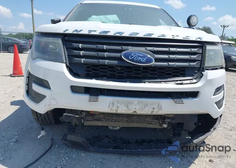 2016 Ford Police Interceptor из США, поврежденный, VIN 1FM5K8AR8GGA52758